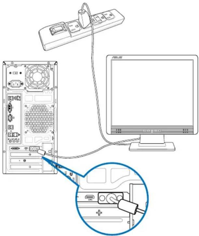 ASUS CM6331 - Para conectar un monitor externo a工程技术 de la tarjeta grafica ASUS: - 2