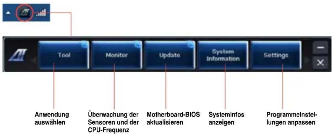 ASUS CM6331 - Al Suite II verwenden - 1