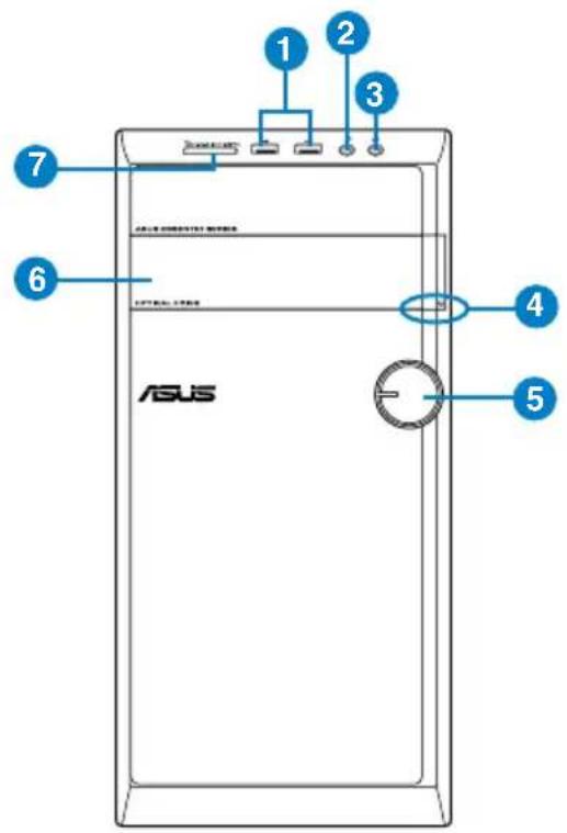 ASUS CM6331 - Panneau avant - 3