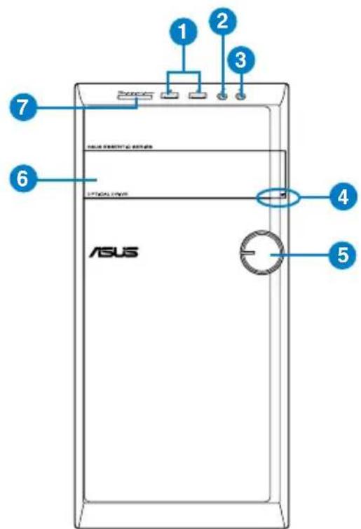 ASUS CM6331 - Panel frontal - 3