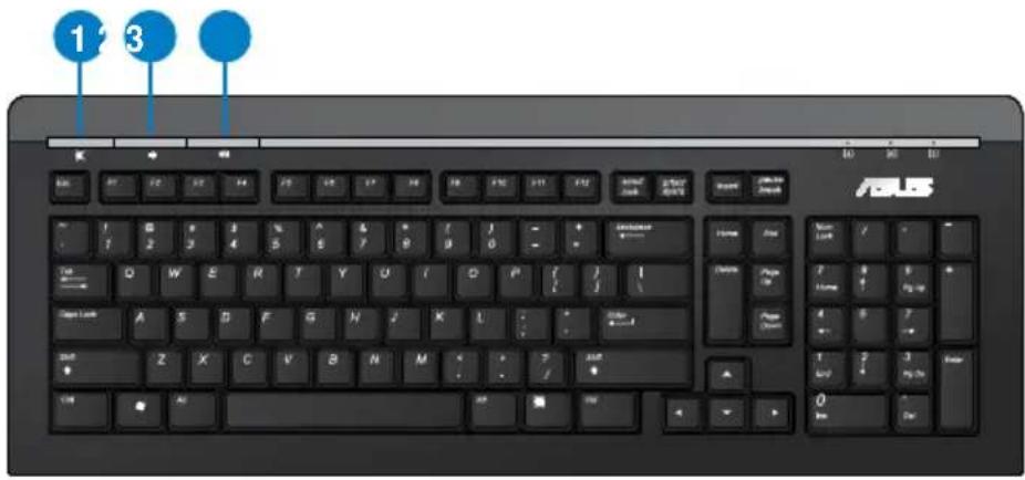 ASUS CM6331 - ASUS PRIMAX/KB2621-Tastatur - 5
