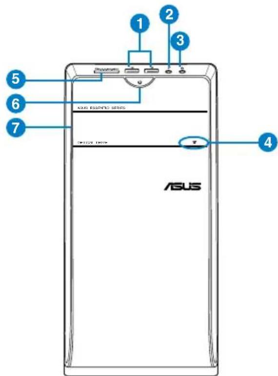 ASUS CM6331 - Panel frontal - 1