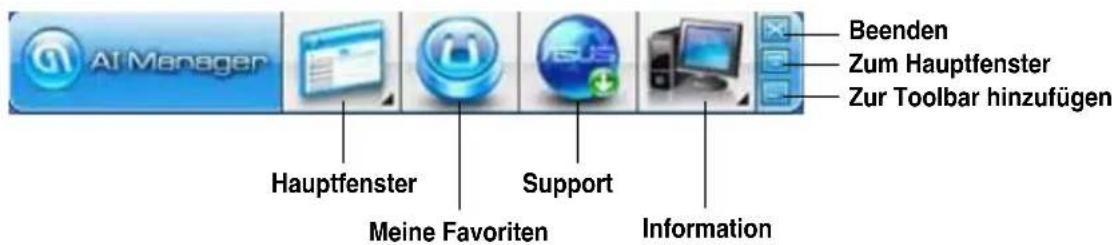 ASUS CM6331 - AI Manager Schnellstartleiste - 1