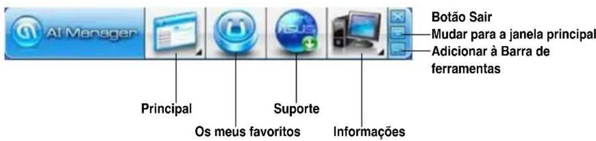 ASUS CM6331 - Barra de acesso=rápido do Al Manager - 1