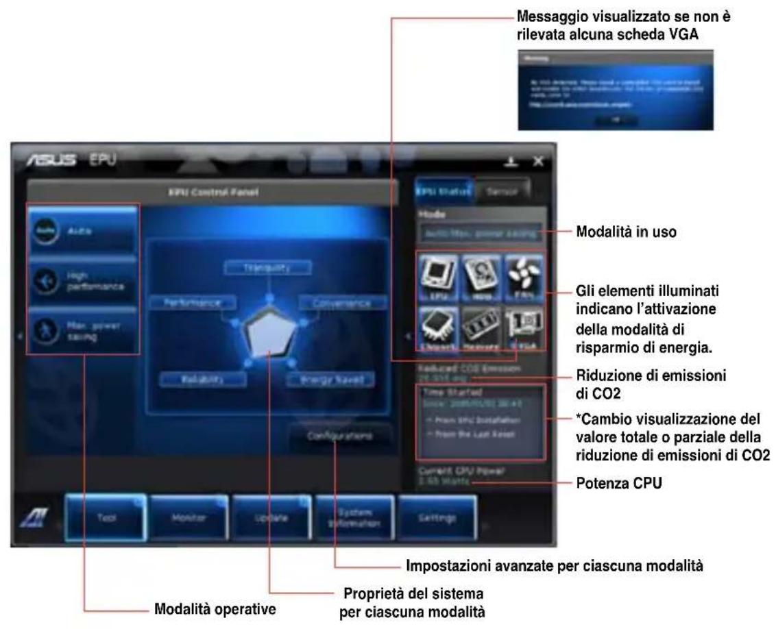 ASUS CM6331 - Per avviare EPU: - 2