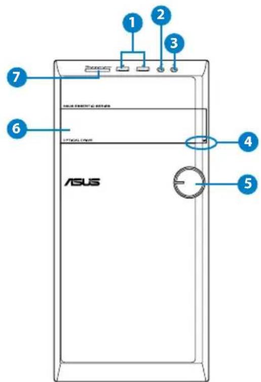 ASUS CM6331 - Front panel - 3