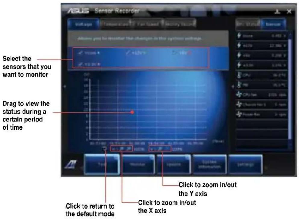ASUS CM6331 - To configure Sensor Recorder: - 1