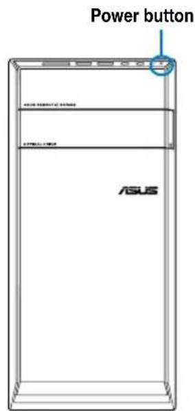 ASUS CM6331 - To turn your computer ON: - 2