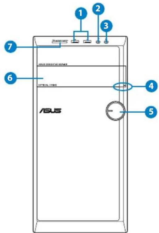 ASUS CM6331 - Pannello frontale - 3
