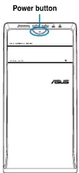 ASUS CM6331 - To turn your computer ON: - 1