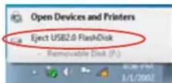 ASUS CM6331 - Per rimuovere un dispositivo di archivazione USB: - 1