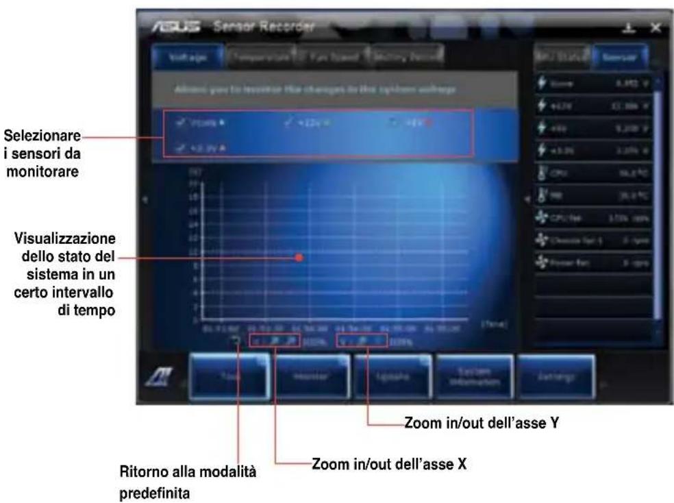 ASUS CM6331 - Per configurare Sensor Recorder: - 1