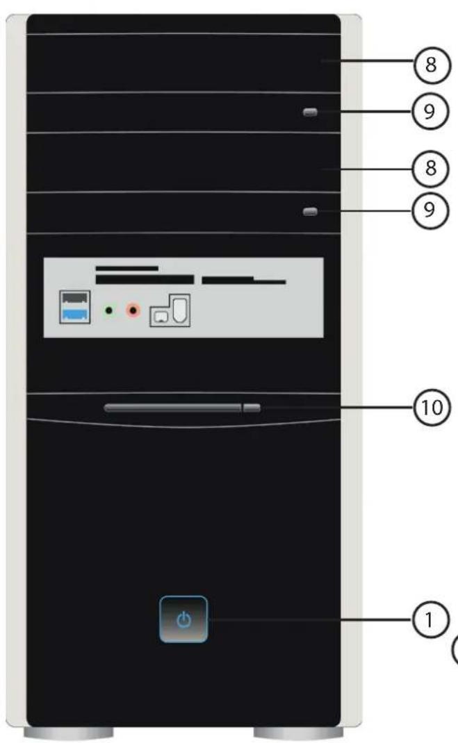 MP Elite Power G2020 - Ordinateur de bureau multimédia - 1