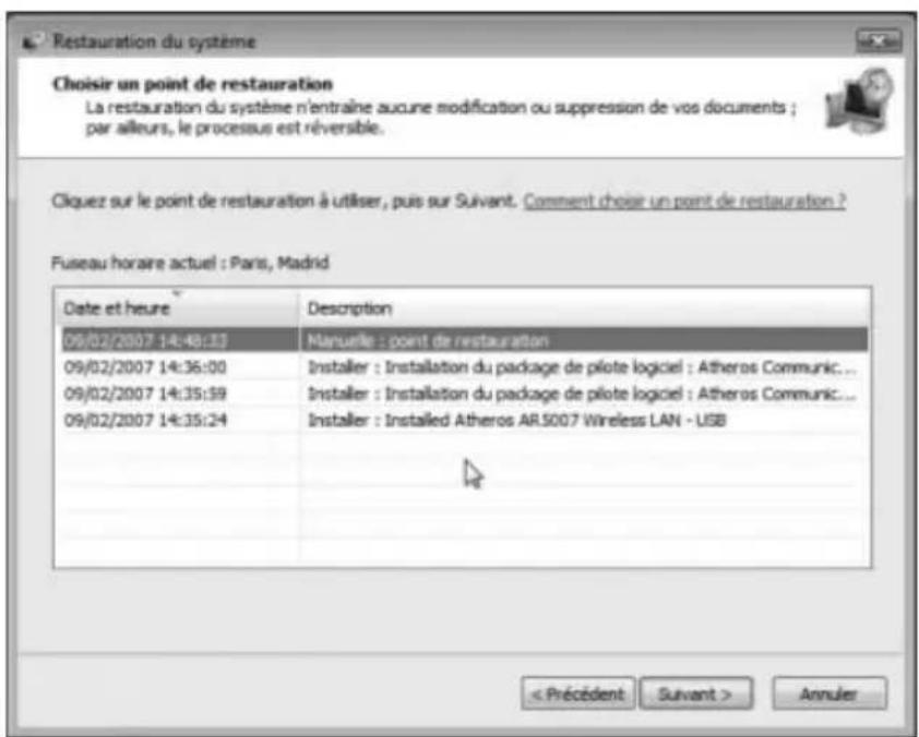 TARGA Ultra AN64III 5000 - Restauration du système dans des conditions de fonctionnement normales - 2