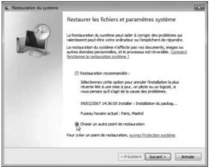 TARGA Ultra AN64III 5000 - Restauration du système dans des conditions de fonctionnement normales - 1