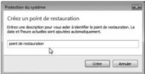 TARGA Ultra AN64III 5000 - Creation de points de restauration du système - 3