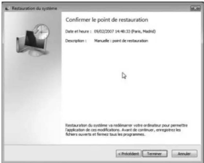 TARGA Ultra AN64III 5000 - Restauration du système dans des conditions de fonctionnement normales - 3