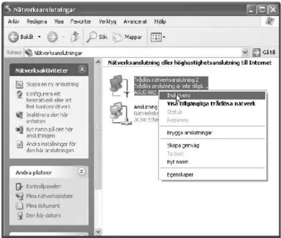 TARGA Ultra AN64 4200 DC - WLAN-anslutningar ---- aktivera dem bara när de behövs - 1