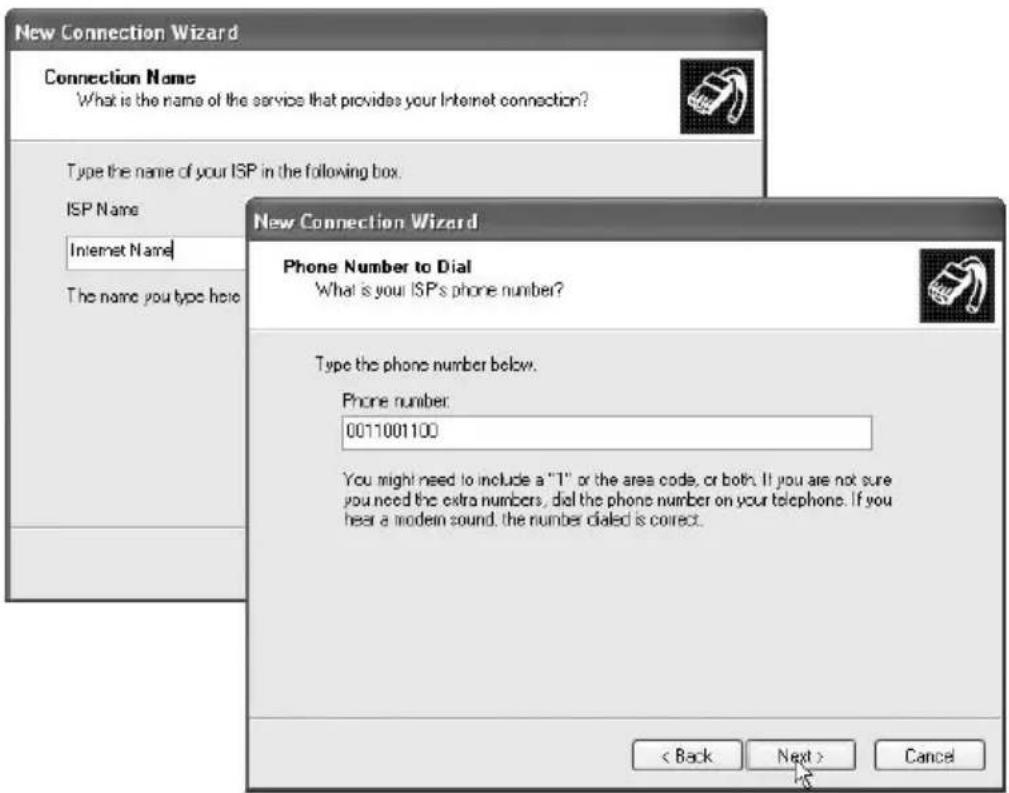 TARGA Ultra AN64 4200 DC - Setting Up the Dial-Up Networking - 5