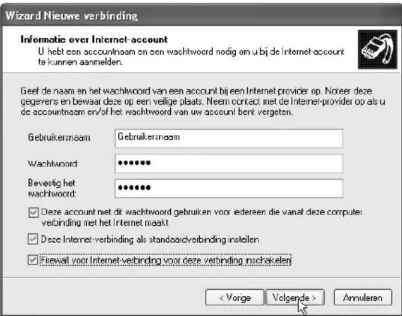 TARGA Ultra AN64 4200 DC - Inbelnetwork instellen - 6