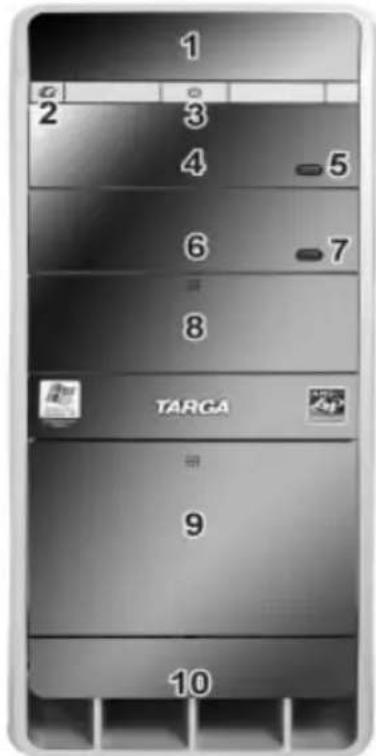 TARGA Ultra AN64 4200 DC - Conectores e Portos - 1