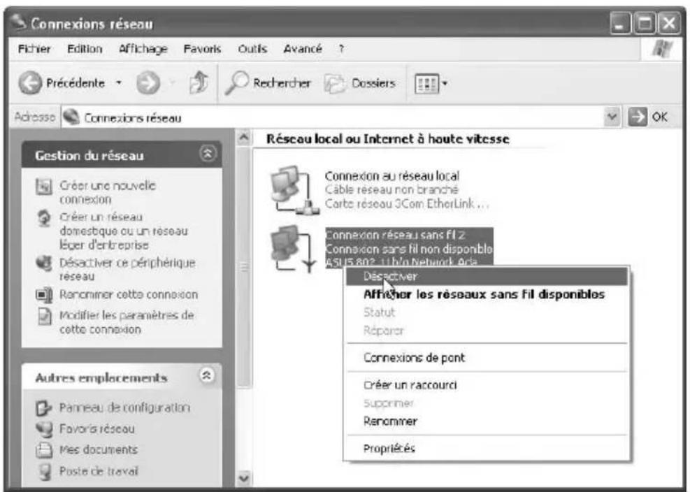 TARGA Ultra AN64 4200 DC - Connexions WLAN - A n'activer qu'en cas de besoin - 1