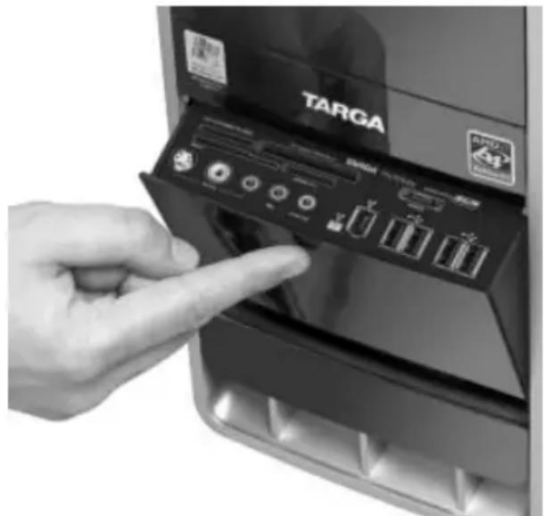 TARGA Ultra AN64 4200 DC - Een geheugenkaart plaatsen - 1