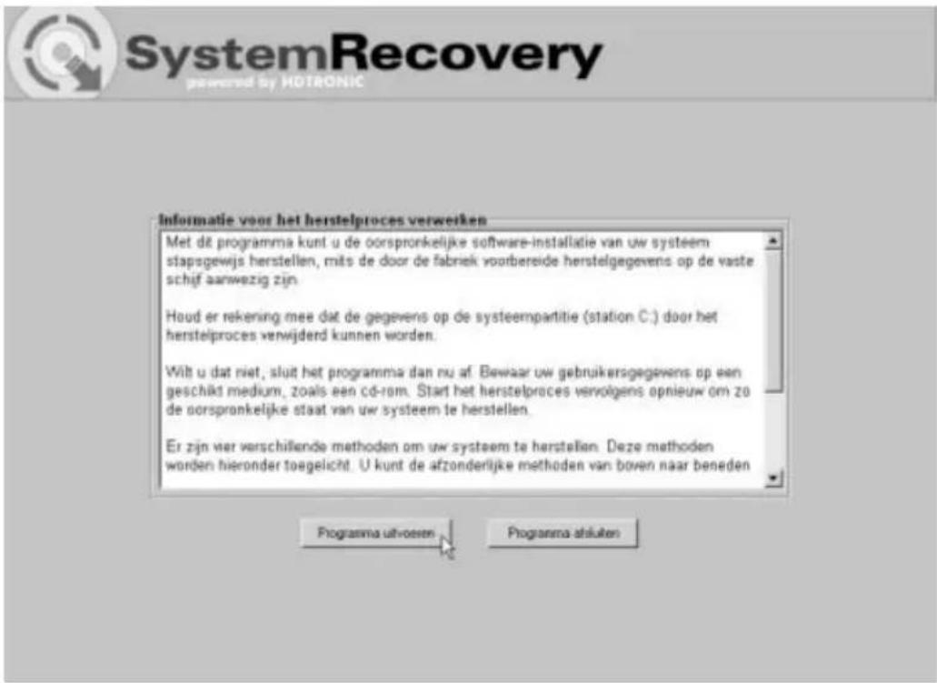 TARGA Ultra AN64 4200 DC - Het systemd herstellen met de systemdherstelsoftware - 2