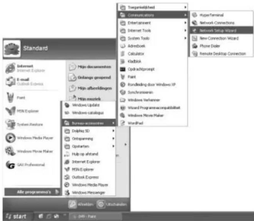 TARGA Ultra AN64 4200 DC - Inbelnetwork instellen - 1