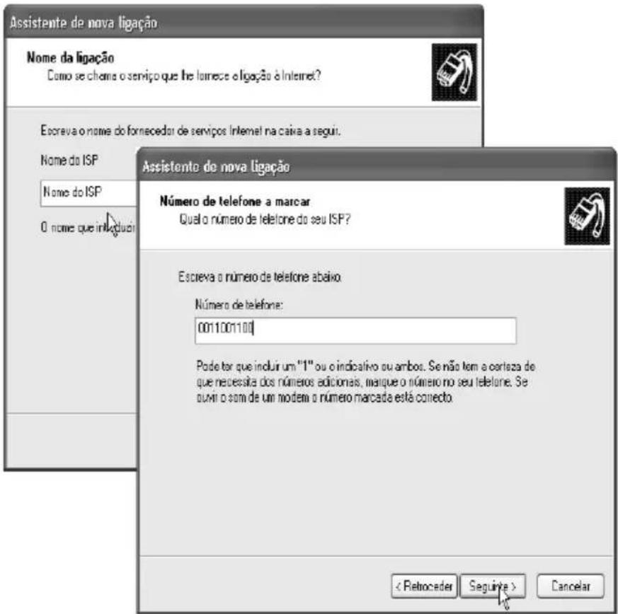 TARGA Ultra AN64 4200 DC - Configurar o Acesso Telefonico à Rede - 5