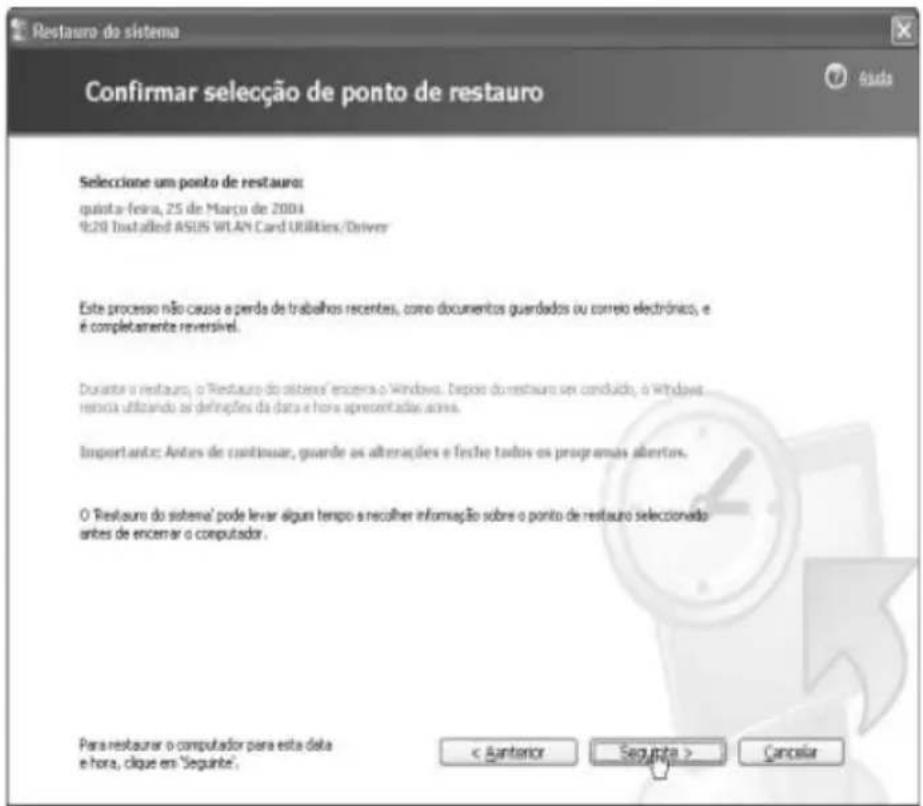TARGA Ultra AN64 4200 DC - Restaurando o Sistema em Condições de Operação Normais - 2