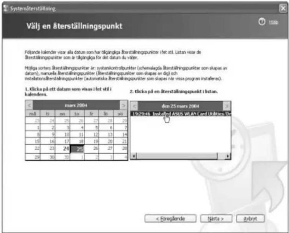 TARGA Ultra AN64 4200 DC - Återställning av systemet under normala driftsforhällanden - 1