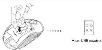 TARGUS AMW55EU - Installing the Batteries - 4