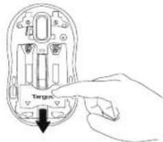 TARGUS AMW55EU - Instalación de las Pilas - 2
