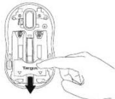 TARGUS AMW55EU - Patareide paigaldamine - 2
