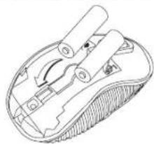 TARGUS AMW55EU - De batterijen installeren - 5