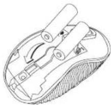 TARGUS AMW55EU - Installation des piles - 2