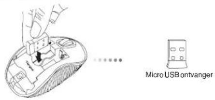 TARGUS AMW55EU - De batterijen installeren - 4