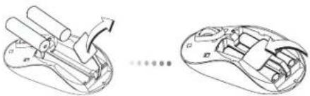 TARGUS AMW5011EU - Installing the Batteries - 2