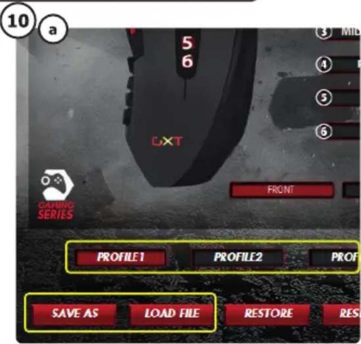 TRUST GXT 166 19816 - Profile Settings - 1
