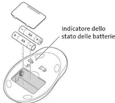 KENSINGTON Pro Fit K72342EU - Installazione delle batterie - 1
