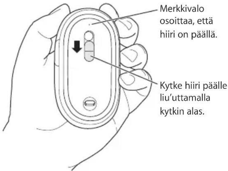 APPLE Wireless Mighty Mouse - Parin muodostaminen hiarestä ja Macista: - 1