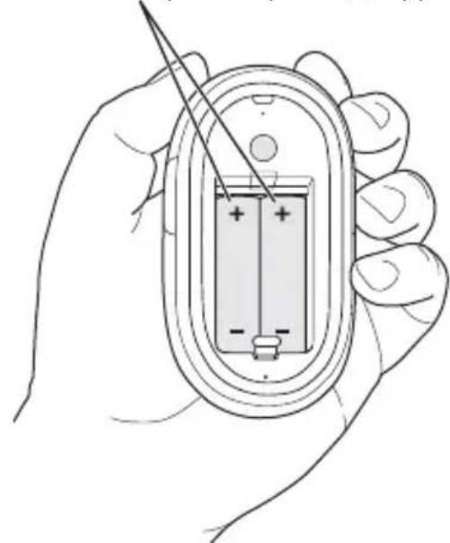 APPLE Wireless Mighty Mouse - Slik setter du inn batterier i musen: - 2