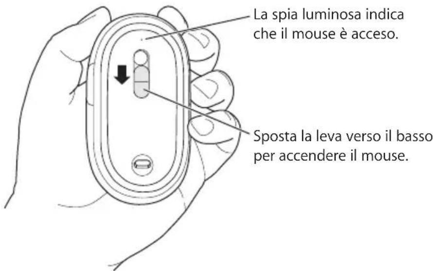 APPLE Wireless Mighty Mouse - Per abbinare il mouse con il computer: - 1