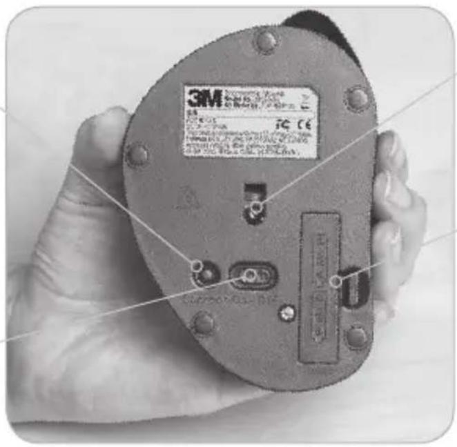 3M Ergonomic EM550GPS - AAN/UIT KNOP - 1