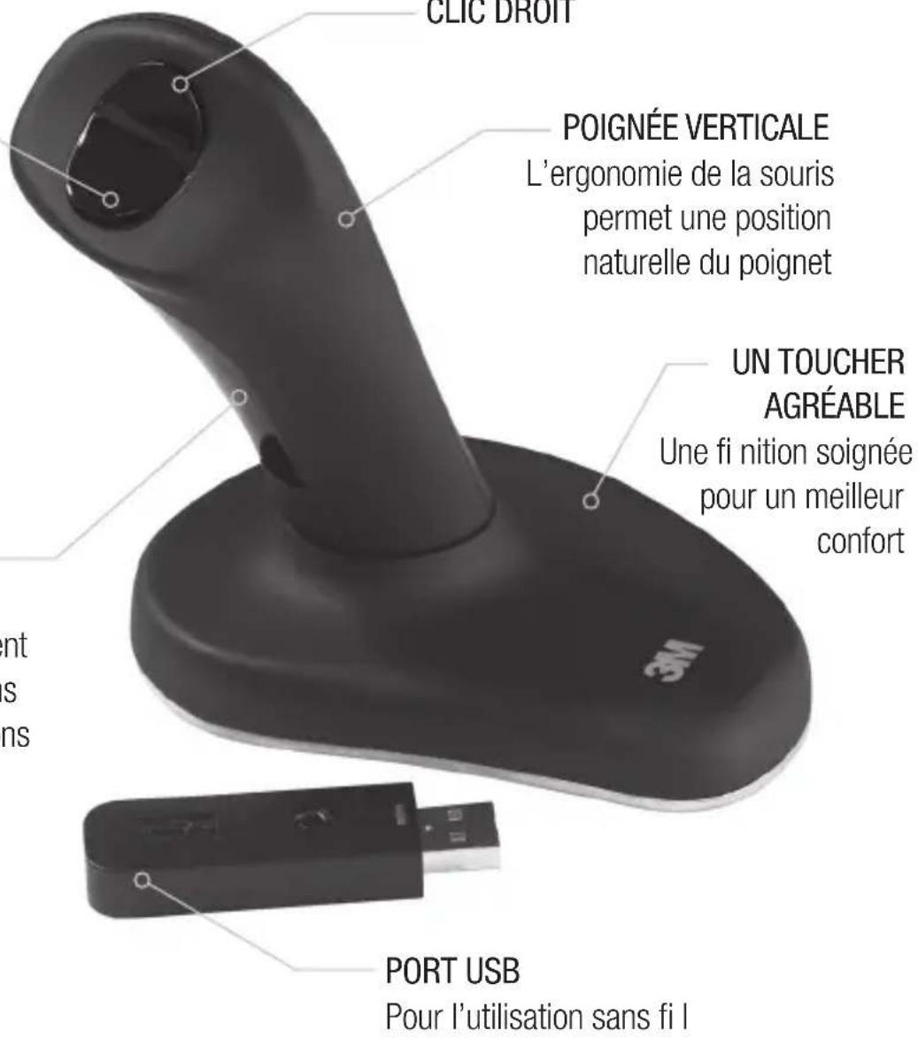 3M Ergonomic EM550GPS - LE TROISIÈME BOUTON - 1