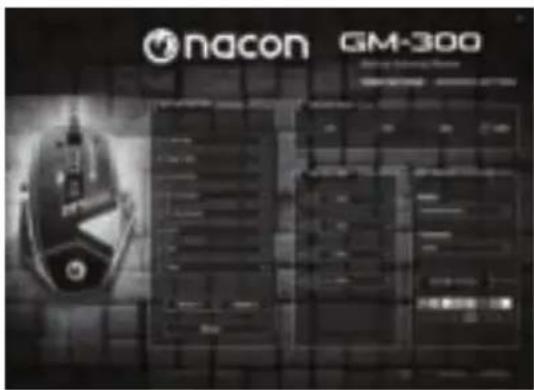 Nacon GM300 - Paramètres des boutons - 1