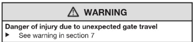 Hormann PortronicD 5000 - Safety instructions for inspection and maintenance - 1