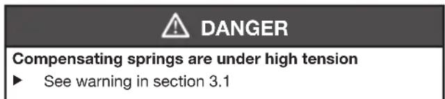 Hormann Liftronic 700 - Safety instructions for fitting, maintenance, repairs and disassembly of the door system - 1
