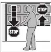 Hormann Liftronic 700 - To check the safety reversal: - 1